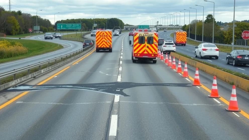 Olycka E18 idag västerås vad hände